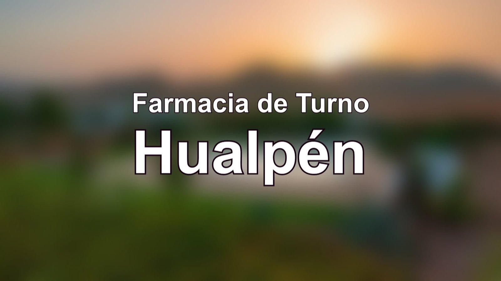 Farmacia de turno Hualpén