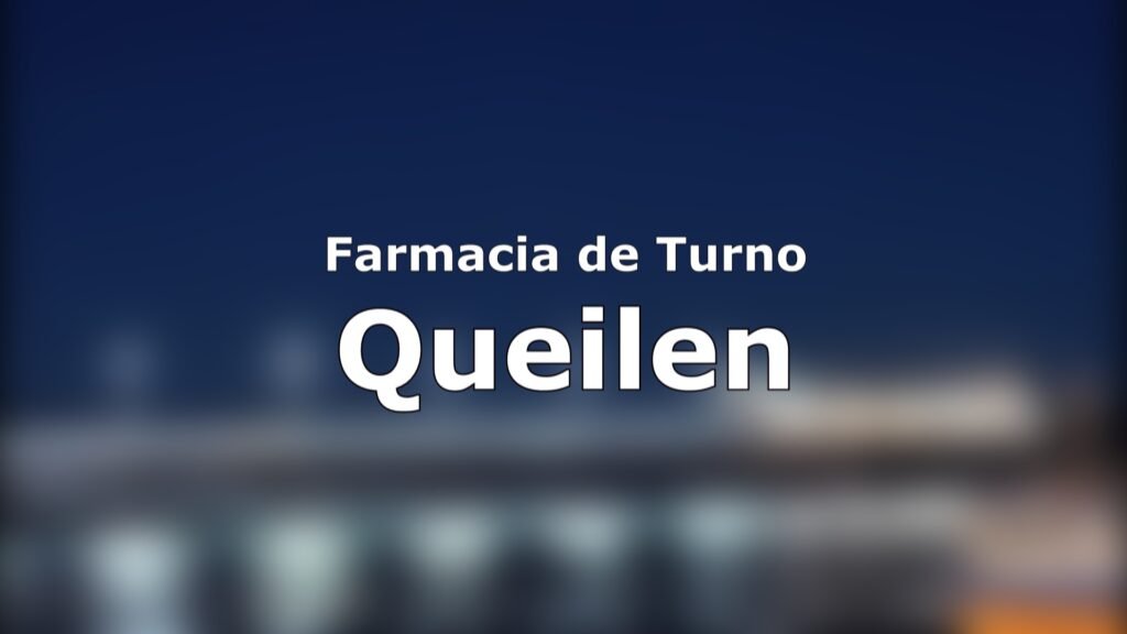 Farmacia de turno Queilen